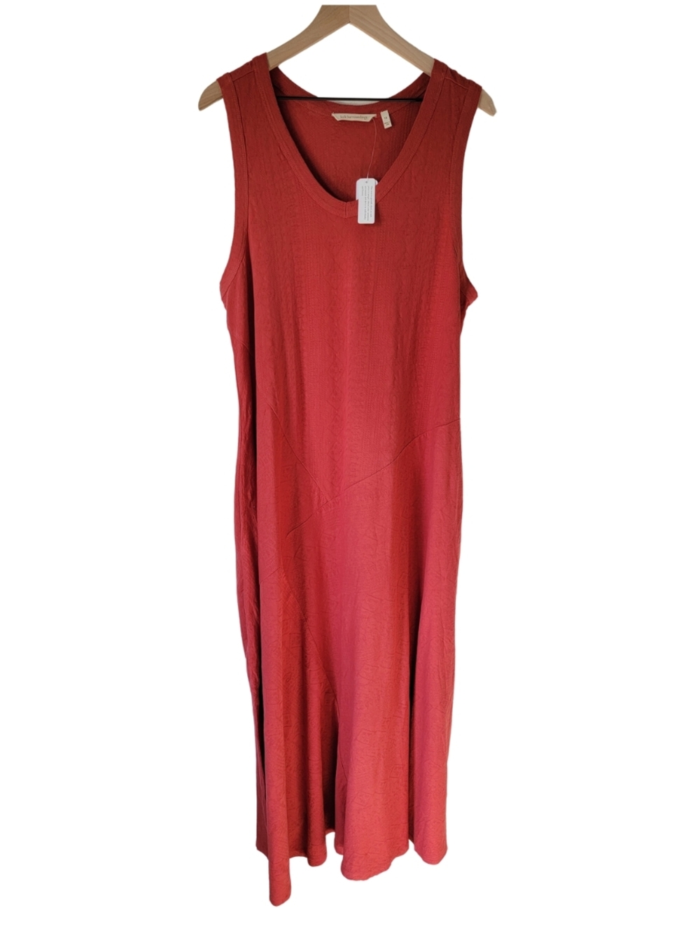 Soft Surroundings Red Ochre Sleeveless Maxi Bailey Dress Size 1X
